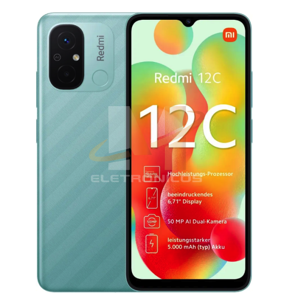 Redmi 12C 128 GB / 4 RAM – EM ATÉ 18X NO BOLETO PARA NEGATIVADOS